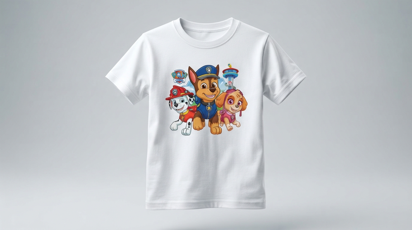 Customized Paw Petrol T-Shirt (Imported)